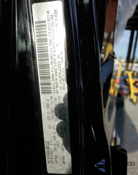 2020 Jeep Wrangler Unlimited Rubicon z USA, uszkodzony, nr VIN 1C4HJXFG4LW103310